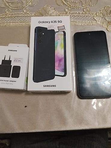 ucuz pc kasa: Samsung Galaxy A35 5G, 256 GB, rəng - Mavi, Barmaq izi, İki sim kartlı, Face ID — 1