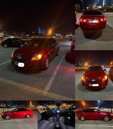 Nəqliyyat: Chevrolet Cruze – qırmızı sedan - Kuzov: 4 qapılı sedan, parlaq — 1