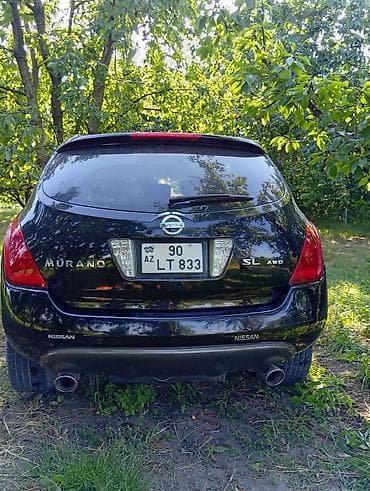 meqan disk: Nissan Murano SL AWD – qara rəngdə, tam ötürücülü krossover. Texniki — 5