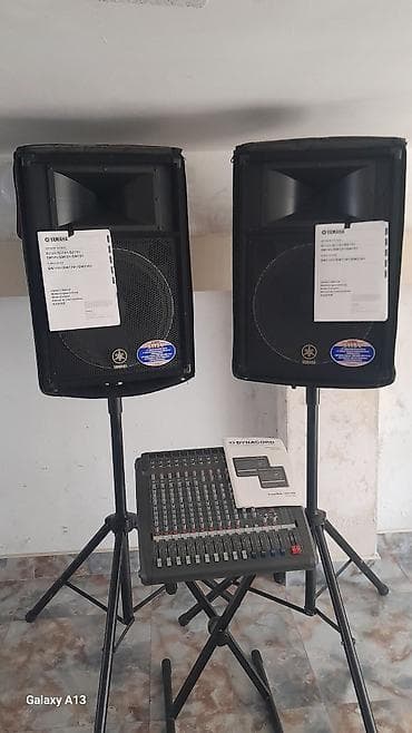 dynacord 2: Dynacord PowerMate 1000/1600 gücləndiricili mikser + Yamaha S115V — 5