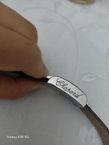 gümüş bilərzik: Lüks saat dəsti – 2 ədəd orijinal İsveçrə saatı 1) Chopard qadın — 6