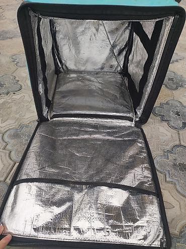 İzotermik çatdırılma çantası (kuryer termos-sumka, bel çantası tipli) — 2