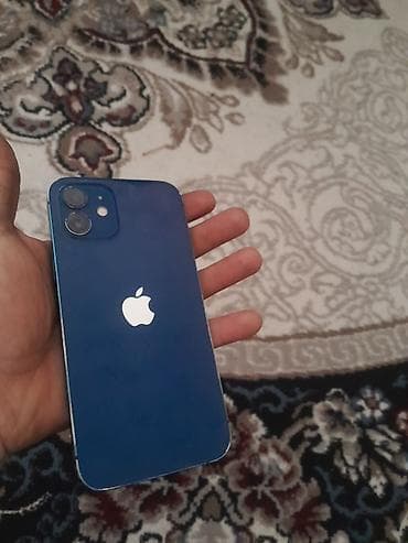 IPhone 12, 64 GB, Mavi, Face ID, Zəmanət, Barmaq izi