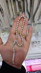 kehraba tesbeh: Gümüş təsbeh kolleksiyası.qiymet 100 m.dan baslayir - Material: gümüş — 20