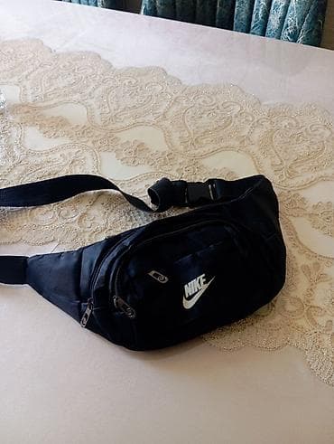 stüssy wallet: Nike bel çantası (waist bag / sling) - Rəng: qara - Material: sıx — 1