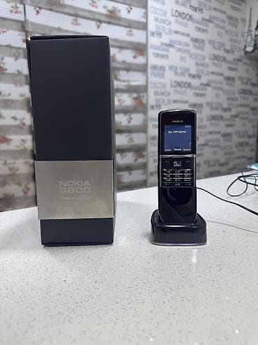 nokia 8800 satın almaq: Nokia 8 Sirocco, < 2 GB Memory Capacity, rəng - Qara, Düyməli — 3
