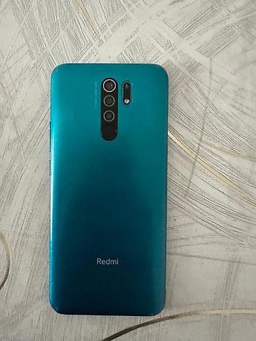 Redmi 9, 64 ГБ, цвет - Зеленый, Битый at lalafo.az Redmi 9, 64 ГБ, цвет - Зеленый, Битый
