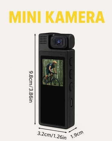 Mini kamera ✅️ Saatlarla çəkiliş etmək və səs yazmaq mümkündür ✅️