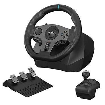 playstation 3 oyun diskleri: PXN V9 900° Gaming Racing Wheel dəsti Sadəcə birneçe ay işlənib başqa — 1