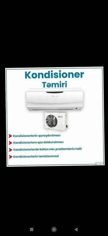 Ремонт кондиционеров: Kondisaner servis xidmeti 24 saat servis xidmet ve zemanetli — 3