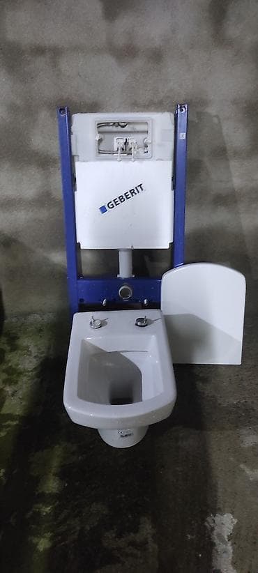 Geberit asma unitaz sistemi + keramika unitaz dəsti komplekt satılır