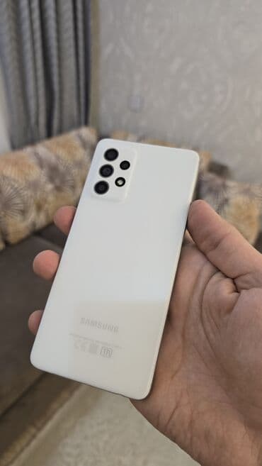 nokia 8600 satilir: Samsung Galaxy A52, 128 GB, rəng - Ağ, Barmaq izi — 4