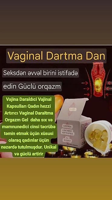 d soft kapsula: Məhsul: Vaginal Dartma Dan – “LIDORDA Love Maye Softkapsul” Təsvir: - — 1