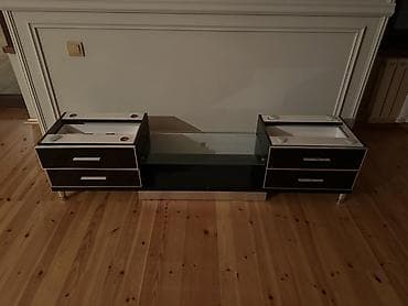 metbex mebeleri: TV altlığı / media konsolu Ust susesi sinibdir - Müasir dizayn: iki — 1