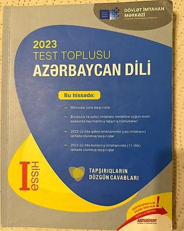 Məhsul: “Azərbaycan dili – 2023 Test Toplusu”, I hissə