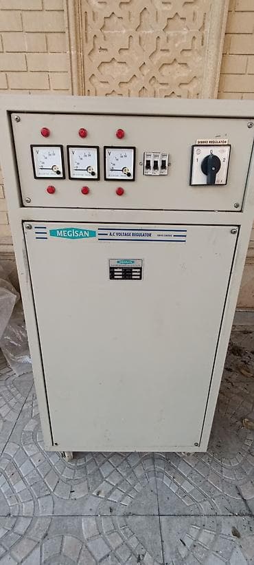 plastik qapi pencere kreditle: Məhsul: MEGİSAN A.C. Voltage Regulator (Servo Control) - Brend/model — 2