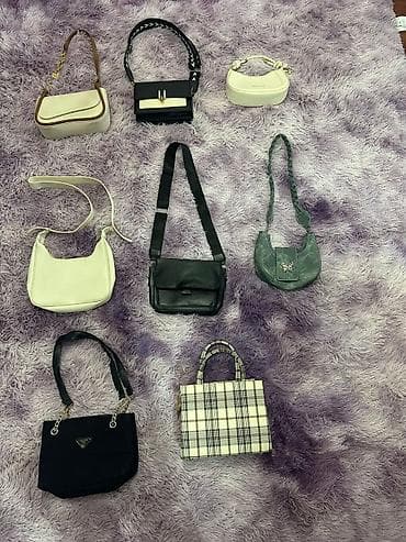 Qadın çanta kolleksiyası – 8 fərqli model - Mini və orta ölçülü