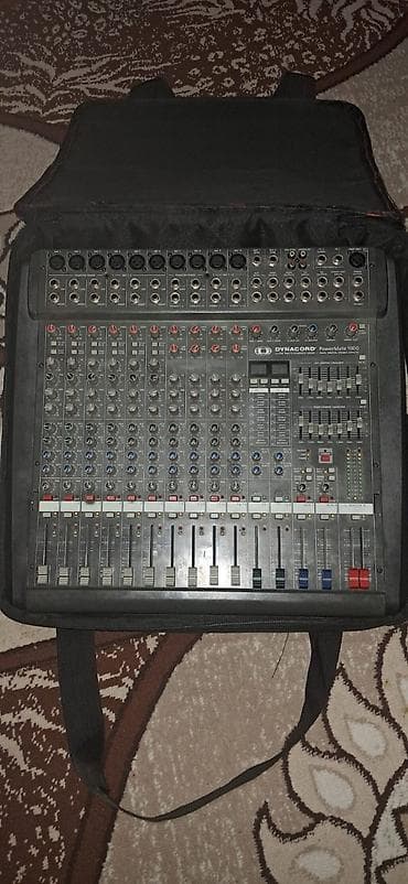 dj aparati satilir: Dynacord PowerMate 1000 mikser + Yamaha S115V səsgücləndirici — 2