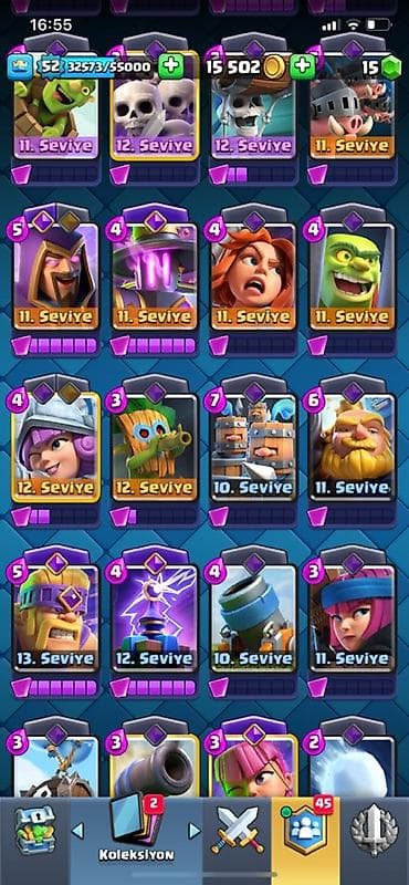 İncəsənət və kolleksiyalar: Clash Royale hesabı - Kral səviyyəsi: 52 - Kasa: 10 102–15 502 qızıl — 4