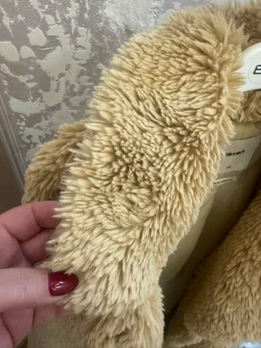 женские шубы турецкого производства: Шуба, цвет - Бежевый — 1