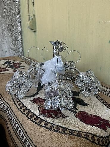 son zeng dekoru: Çılçıraq, 4 lampa, Metal — 1