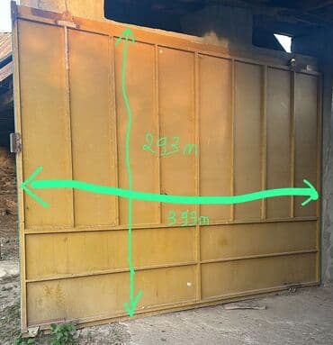 доска для рисования: İşlənmiş Metal Həyət darvazası, Siyirmə, Kredit yoxdur — 1