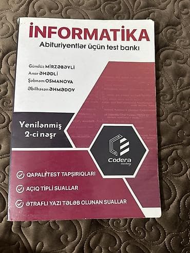 İnformatika 11-ci sinif, 2024 il, Ünvandan götürmə