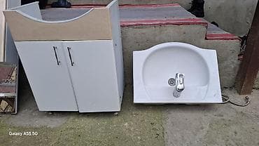 asma tavan hamam: Vanna otağı üçün mebel dəsti Tərkib: - Asma güzgülü şkaf: sağ — 3