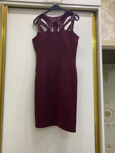 Pencəklər: 1 dəfə geyilib, Bordo rəng Elatus atelyede tikilib 320 AZN, satılır 40 — 3