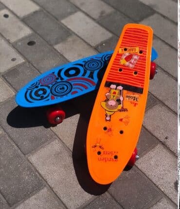 детские самокаты с родительской ручкой: Pennyboardlar Skeybord, Kaykay, Skeyt və Pennyboardlar🛹 🔹Hər növ və — 1