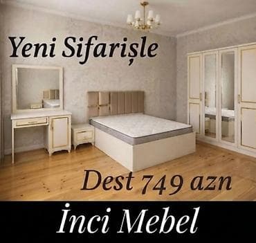 Yataq otağı mebel dəsti – “İnci Mebel” – Yeni sifarişlə – Dəst: ikiqat — 1