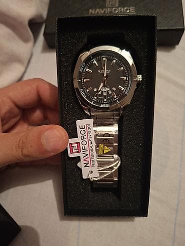 saat satilir: Qol saatı, NaviForce, rəng - Qara — 3