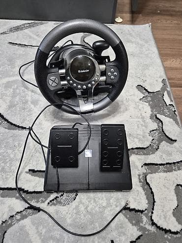 playstation oyun: Defender sükan və pedallar dəsti – yarış və sürüş simulyatorları — 1