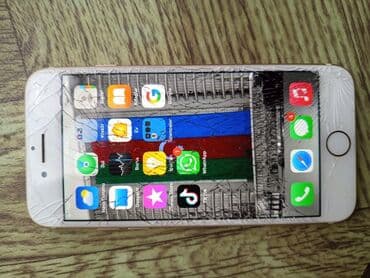 iphone 5 's: IPhone 7, Rose Gold, Qırıq — 1