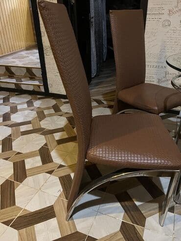 Stullar: Mətbəx üçün, Açılmayan, Oval masa, 4 stul — 4