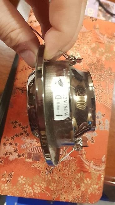 lamp: Spot dekor. Qəhvəyi perlamutr. Lampa spotu üstündən asanlıqla — 3