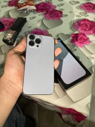 айфон 13 про макс бу: IPhone 13 Pro Max, 256 GB, Blue Titanium, Face ID, Simsiz şarj, Zəmanət — 1