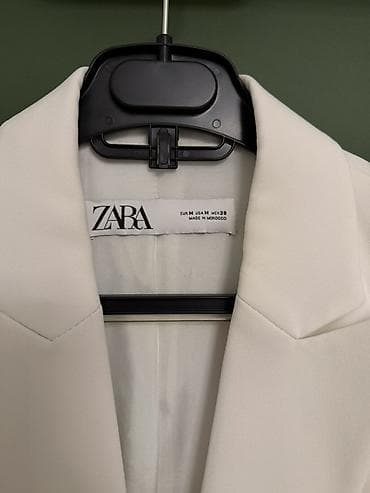 zara pencek: Zara qadın blazer Alinib: 229 AZN YENI KIMI! - Rəng: krem/ivori ağ - — 5