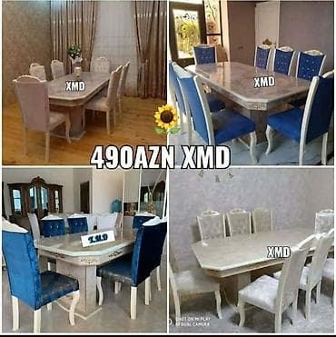 stul: Qonaq otağı üçün, Yeni, 6 stul — 1