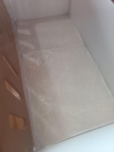 Uşaq mebeli: Oğlan və qız üçün, Dördbucaq, Beşik, Matras ilə, Yellənmə mexanizmsiz — 4