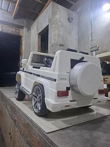 elekt: Uşaq üçün elektrikli qoşqulu avtomobil – Mercedes G-Class üslubunda - — 3