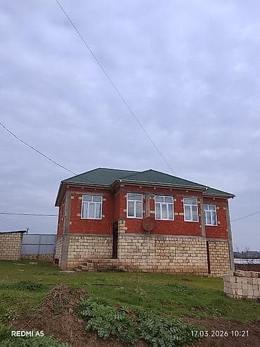agdasda satilan evler 2021: Satılır: Həyətyanı sahəsi olan fərdi yaşayış evi - Ümumi: Kərpic və — 1