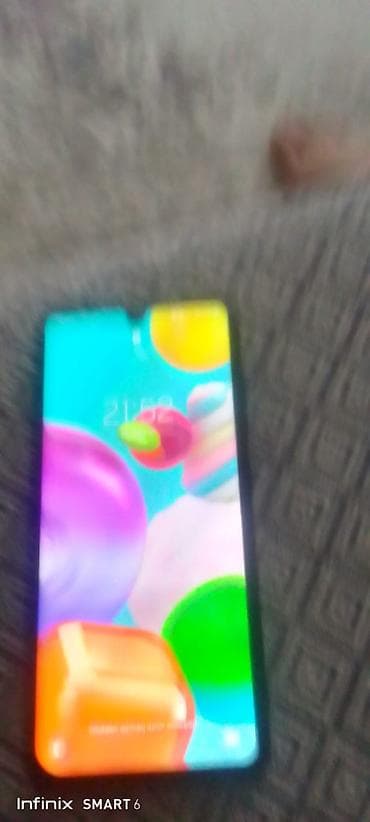 for x: Samsung Galaxy A31, rəng - Qara, Barmaq izi — 3