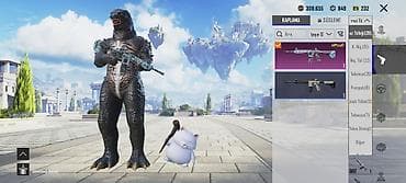 PUBG Mobile hesabı – yüksək səviyyəli kolleksiya və nadir görünüşlər — 5