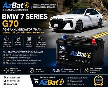 bmw e 39: Mutlu, 70 ah, Orijinal, Türkiyə, Yeni — 1