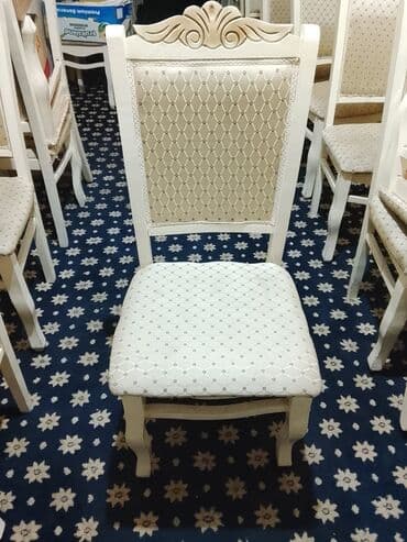 Stullar: Qonaq otağı üçün, Yeni, Qatlanmayan, rəng - Ağ Stul — 1