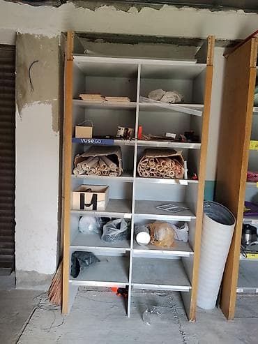 Mağaza avadanlığı: Satılır: Modul tipli ofis/mağaza rəf sistemi

hündürlüyü 2,50. eni 1.3 — 2