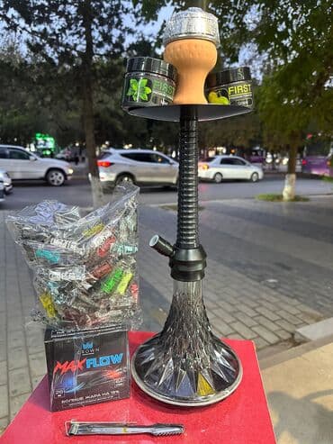 novruz bayrami ucun xoncalar: Qəlyan setmiz✅ plasmas qəlyan✅ 50sm hündürlük✅ bol tüstü effekti ✅ — 1