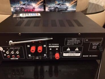 Pulsuz: Sesguclendiri usilitel amplifier USB Bluetooth aux FM radio mikrafon — 8