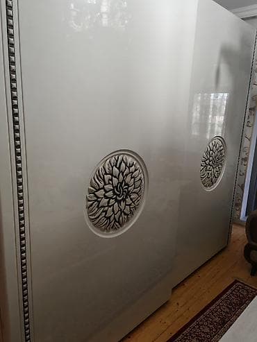 2 qapılı, Ağ, Digər material, Kupe, Düz dolab — 4